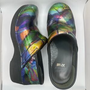 Dansko XP 2.0 Patent Color Wash clog shoes Size 37 US 6.5